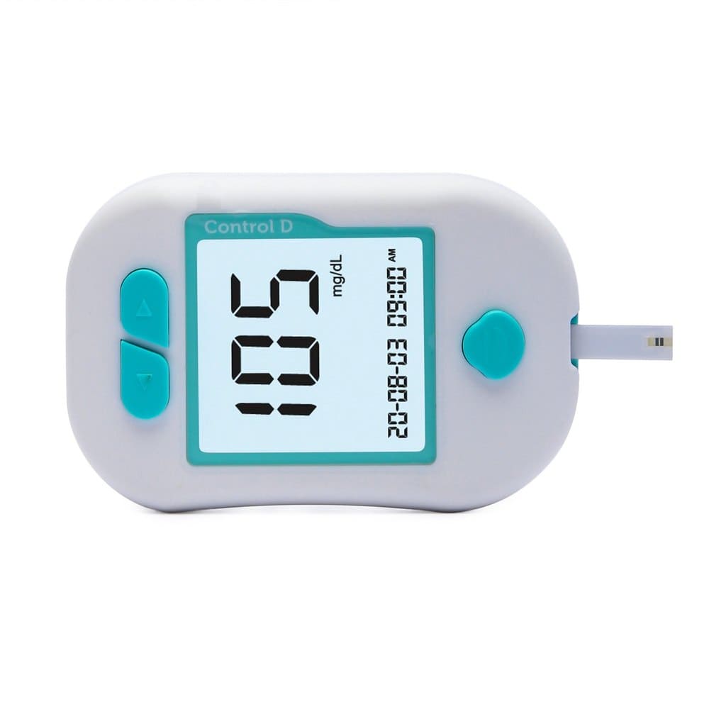 Control D BGM6 Glucometer and Test Strips